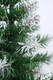 Tabletop Desktop Mini Christmas Artificial Pine Tree Miniature Flocked Snow Decoration PVC, 1.5ft/45cm