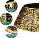 Sequin Christmas Tree Collar, Sparking Christmas Tree Base Cover, 26" D Foldable Dazzling Handcrafed Christmas Tree Ring for Christmas Tree Decoration (Gold Sequins, Diamond) Sequin Christmas Tree Collar, Sparking Christmas Tree Base Cover, 26" D Foldable Dazzling Handcrafed Christmas Tree Ring for Christmas Tree Decoration (Gold Sequins, Diamond)