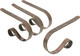 Haute Decor The Original MantleClip Stocking Holder with Holly Embossed Design- 4 Pack (Oil-Rubbed Bronze) - Christmas Stocking Hanger Adjusts to Fit Various Mantel Styles
