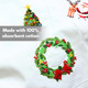 Embroidered Cotton Table Napkin, Cloth Napkins Set of 4 18"x18" Mix Snowman & Laurel Wreath Christmas Napkin, Dining Room, Napkins Cloth Machine Washable, Christmas Napkins, Great Present Ideas