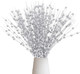 22 Pack Artificial Glitter Berry Stem Ornaments,Silver Christmas Glitter Picks Artificial Berries Stems Ornaments Fake Xmas Stem Decorative Sticks for Vases Tall DIY Wreath Home Decor(Silver) 22 Pack Artificial Glitter Berry Stem Ornaments,Silver Christmas Glitter Picks Artificial Berries Stems Ornaments Fake Xmas Stem Decorative Sticks for Vases Tall DIY Wreath Home Decor(Silver)