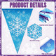 Hestya 49 ft Snowflakes Frozen Party Banner Winter Snow Pennant Banner Snow Paper Triangle Flags Banner Snowflake Garland Banner for Snowflake Wedding Christmas Birthday Party Decoration Supplies Hestya 49 ft Snowflakes Frozen Party Banner Winter Snow Pennant Banner Snow Paper Triangle Flags Banner Snowflake Garland Banner for Snowflake Wedding Christmas Birthday Party Decoration Supplies