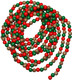 16 Feet Christmas Wooden Bead Garland Christmas Wood Red and Green Bead Garland Decor Xmas Candy Cane Decoration Farmhouse Rustic Bead Tree Decoration for Holiday Party