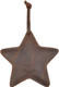 Hide & Drink Rustic Leather Star Christmas Tree Ornament Tree Decoration, Handmade :: Bourbon Brown