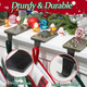 HMASYO Christmas Stocking Holders for Mantle Set of 4, Heavy Duty Metal Stocking Hangers Base, Multi-Use Stocking Hooks for Fireplace Mantel Tables Christmas Home Xmas Party Decoration HMASYO Christmas Stocking Holders for Mantle Set of 4, Heavy Duty Metal Stocking Hangers Base, Multi-Use Stocking Hooks for Fireplace Mantel Tables Christmas Home Xmas Party Decoration