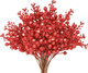 HOHOTIME 36Pcs Christmas Glitter Berries Stems, 9.5 Inch Artificial Christmas Tree Picks for Christmas Tree Decorations Ornaments DIY Crafts Vases Holiday Wedding Home Xmas Decor(Red HOHOTIME 36Pcs Christmas Glitter Berries Stems, 9.5 Inch Artificial Christmas Tree Picks for Christmas Tree Decorations Ornaments DIY Crafts Vases Holiday Wedding Home Xmas Decor(Red