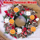 240 Pcs Christmas Pine Cones for Crafts Dried Cotton Balls,Dried Orange Slices and Cinnamon Sticks,Star Anise,Wreath Garland Making for Home Winter Wreath DIY Crafts Decorations Supplies
