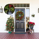 Hotop 16 Pieces Wreath Hanger Over Door Hooks Metal Z Hooks 3.4 Inch/ 7.9 Inch/ 13.8 Inch for Christmas Front Door Decorations, Hanging Coats Hats Robes Towels (Electroplated Silver)