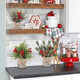 HUAESIN Small Christmas Table Decorations 9.4 Inch Tabletop Mini Christmas Centerpiece Potted Christmas Tree with Pinecones and Berries, Xmas Fake Plants for Tables Home Mantel Holiday Decor, 3 Pack HUAESIN Small Christmas Table Decorations 9.4 Inch Tabletop Mini Christmas Centerpiece Potted Christmas Tree with Pinecones and Berries, Xmas Fake Plants for Tables Home Mantel Holiday Decor, 3 Pack