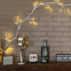 Hypestar Lighted Garland with Birch Branches 6FT 48 Warm Lights, Lighted Birch Garland with Timer,Pre Lit Birch Garlands for Bedroom Wall Chrismtas Indoor Decorations (Battery Operated-707)