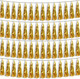 4P Gold Foil Fringe Metallic Tassel Streamers Banner Tassel Garland for Parade Floats, Bachelorette, Wedding, Birthday, Halloween, Christmas, Bridal/Baby Shower Party Decorations