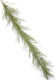 idyllic 4FT Garland with Artificial White Berries, Pine Needles Fake Hanging Vine Plant for Home Decoration