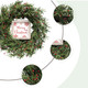 Christmas Wreath for Front Door, 20" Berries Green Wreath with Merry Christmas Sign, Winter Decorations for Christmas Farmhouse Harvest Home Indoor
