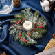 Jexine 4 Pieces Christmas Candle Rings Wreaths Small Christmas Kitchen Cabinet Wreaths Pillars Mini Candle Rings Christmas Table Centerpieces Hanging Garlands for Christmas Front Door Window Decor Jexine 4 Pieces Christmas Candle Rings Wreaths Small Christmas Kitchen Cabinet Wreaths Pillars Mini Candle Rings Christmas Table Centerpieces Hanging Garlands for Christmas Front Door Window Decor