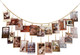 Hanging Photo Display, Wooden Bead Garland, Boho Style Collage Photo Frame Decoration for Dorms, Classrooms, Bedrooms, Hanging Display Card Holder Hanging Photo Display, Wooden Bead Garland, Boho Style Collage Photo Frame Decoration for Dorms, Classrooms, Bedrooms, Hanging Display Card Holder