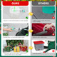 Automatic Christmas Tree Watering System - Automatic Christmas Tree Waterer Looks Like a Present Box - Santa’s Tree Helper Keeps Your Live Tree Healthy and Green Christmas Decorations (G-Y-R-3Box)