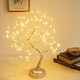 Fairy Light Tree 108 Led Twinkle Tree Fairy Light Spirit Tree Lamp Battery/USB Operated 6 Hours Timer Function with 8 Lighting Mode Golden Adjustable Branches Home Decoration (Warm White)