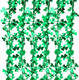 Shamrocks Wire Garland St. Patrick's Day Garland Green Irish Saint Patty Party Decorations (32.8 ft/ 10 Meters)