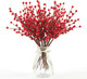 joyhalo 24Pack Red Berry Stems- Extra Long Red Berries for Christmas Tree, Artificial Xmas Berry Picks for Christmas Tree Ornaments Crafts Holiday Home Decor, 12.6inches