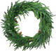 Jutom 24 Inches Christmas Norfolk Pine Wreath with Pine Artificial Christmas Garland for Front Door Windows Wall Pine Greenery Wreath Christmas Decoration Seasonal Indoor Home Decor