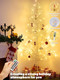 7.5ft Height Decorated Christmas Tree with Lights - 292 LED 2 in 1 Artificial Christmas Tree Lights with Remote Control+ Multi Mode+Memory+Timer Function (Warm White+Mulitecolor)