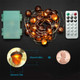 KAiSnova 3D Acorn Fall Decor Harvest String Lights Battery Powered with Remote and Timer 10ft 30 LEDs Thanksgiving Decorations Lights for Home Party Autumn Christmas Tree Lights