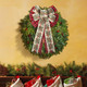 Christmas Wreath Bows - 2 Pack Large Red Black Plaid Burlap Wired Bow for Christmas Wreath, Christmas Party Xmas Tree Ornaments, Presents, Stair, Door, Indoor Outdoor Wall Decorations WG29