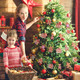 6 Feet Christmas Tree Garland Gingerbread House Man Cookie Garlands Peppermint Candy Party Xmas Garland Round Lollipop Gingerbread Man Banner Holiday Decoration for Party Xmas Tree (Wood)