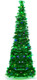 5Ft Pop up Christmas Tree, Collapsible Christmas Trees for Holiday Carnival Party Christmas Office Fireplace Indoor Outdoor Market Shop Decorations