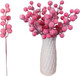 Artificial Snow Berry, 24 pcs Christmas Berries Stems, Artificial Christmas Picks,Artificial Berries Stems for Xmas Tree Ornaments Wreath Decorations Home (Pink) Artificial Snow Berry, 24 pcs Christmas Berries Stems, Artificial Christmas Picks,Artificial Berries Stems for Xmas Tree Ornaments Wreath Decorations Home (Pink)