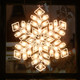 Lighted Snowflake Christmas Window Silhouette Decoration Christmas Lights for Christmas,Party,Home,Patio Lawn,Garden
