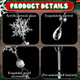 Lanpn 26PCS Christmas Ornaments Crystal Christmas Tree Decoration, Hanging Clear Acrylic Snowflake Icicle Drop Pendants for Xmas Winter Outdoor Indoor Party Decoration Transparent