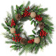 Christmas Wreath for Front Door,20 Inch Christmas Wreath Decorations with Wintry Pine, Decorated with Pine Cones, Berry Clusters, Frosted Branches for for Home Wall Window Porch Indoor Outdoor Decor Christmas Wreath for Front Door,20 Inch Christmas Wreath Decorations with Wintry Pine, Decorated with Pine Cones, Berry Clusters, Frosted Branches for for Home Wall Window Porch Indoor Outdoor Decor