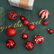 100Pcs Christmas Ball Ornaments Set, Assorted Shatterproof Christmas Tree Balls, Decorative Hanging Baubles Set for Holiday Weeding Party Home Decorations, Red