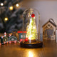 LED Christmas Tree in Glass Dome, Mini Christmas Tree Creative Table Decoration Unique for Home Indoor Tabletop Xmas Decor, Birthday Christmas Xmas s Present LED Christmas Tree in Glass Dome, Mini Christmas Tree Creative Table Decoration Unique for Home Indoor Tabletop Xmas Decor, Birthday Christmas Xmas s Present