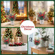 Cardinal Christmas Table Decorations, 13'' Cardinal Christmas Table Decor, Artificial Small Christmas Tree Centerpieces for Tables Christmas Year