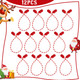 LOKIPA 12PCS Christmas Garland Ties, Decorative Garland Ties Reusable and Flexible Twist Ties for Garland, Garland Ties for Banister Home Decoration