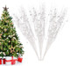 Christmas Artificial Glitter Berry Stem Decorations Decorative Bead Sticks Xmas Picks Glittery Twigs Branches for Christmas Tree Wreath Vase Decor Party Ornaments White 24 PCS Christmas Artificial Glitter Berry Stem Decorations Decorative Bead Sticks Xmas Picks Glittery Twigs Branches for Christmas Tree Wreath Vase Decor Party Ornaments White 24 PCS
