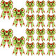 16 Pcs Large Christmas Bow 5 x 7 Inch Red White Green Dots Bows Glitter Tie Ribbon Bows Christmas Wreaths Decorative for Xmas Tree Front Garland Indoor Outdoor DIY Party Supplies (Red Green) 16 Pcs Large Christmas Bow 5 x 7 Inch Red White Green Dots Bows Glitter Tie Ribbon Bows Christmas Wreaths Decorative for Xmas Tree Front Garland Indoor Outdoor DIY Party Supplies (Red Green)