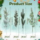 Lyrow 80 Pcs Christmas Artificial Pine 4 Styles Snowy Artificial Pine Branches Faux Leaves Needle Plastic Pine Fake Greenery Pick Greenery Christmas Tree for DIY Christmas Wreaths Home Decoration