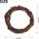 Grapevine Wreath Set, Marrywindix 16 Pieces Natural Vine Branch Wreath Christmas DIY Rattan Wreath Garland for Christmas Holiday Craft Wedding Decor (3 in.) Grapevine Wreath Set, Marrywindix 16 Pieces Natural Vine Branch Wreath Christmas DIY Rattan Wreath Garland for Christmas Holiday Craft Wedding Decor (3 in.)