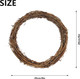 Grapevine Wreath Set, Marrywindix 6 Pieces Natural Vine Branch Wreath Christmas DIY Rattan Wreath Garland for Christmas Holiday Craft Wedding Decor (8 in.) Grapevine Wreath Set, Marrywindix 6 Pieces Natural Vine Branch Wreath Christmas DIY Rattan Wreath Garland for Christmas Holiday Craft Wedding Decor (8 in.)