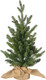 2FT Artificial Christmas Tree with 122 PE&PVC Mixed Branch Tips, Unlit Premium Fir Xmas Tree for Home, Office, Party Decoration, Metal Hinges & Foldable Base, Green