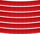 6 Pack 10 Feet Foil Fringe Garland Metallic Tinsel Banner Wall Hanging Curtain Streamers Backdrop for Parade Floats Bachelorette Wedding Birthday Party Thanksgiving Christmas Decorations(Red)