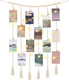 Mkono Macrame Hanging Photo Display Wall Decor with String Lights, Boho Wooden Beads Garland Collage Picture Card Frame Holder with 45 Clips for Bedroom Living Room Dorm, Teen Girls Christmas s Mkono Macrame Hanging Photo Display Wall Decor with String Lights, Boho Wooden Beads Garland Collage Picture Card Frame Holder with 45 Clips for Bedroom Living Room Dorm, Teen Girls Christmas s