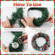 12 Pcs 12'' Christmas Wire Wreath Frames with Plier Metal Live Wreath Form Heavy Duty Wreath Frame Round Wreath Making Rings Base, Adjustable Shape, for Christmas, Green 12 Pcs 12'' Christmas Wire Wreath Frames with Plier Metal Live Wreath Form Heavy Duty Wreath Frame Round Wreath Making Rings Base, Adjustable Shape, for Christmas, Green