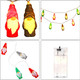 Christmas String Lights Gnome LED String Lights 5.9 Feet 10 Winter Garland Lights String Red Green White Lights String for Christmas Tree Supply Indoor Outdoor Garland(Charming Style)