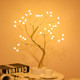 Desktop Bonsai Tree Light, with 36 Pearl LEDs, DIY Artificial Tree Light, Used for Wedding Christmas Interior Decoration Lights (36led Pearl Warm White)
