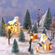 Namalu 34 Pieces Christmas Village Houses Set, Mini Christmas Trees Christmas Accessories Set Santa Snowman Street Lamps for Christmas Village Miniature Town Home Table Top Decoration(Cute Style) Namalu 34 Pieces Christmas Village Houses Set, Mini Christmas Trees Christmas Accessories Set Santa Snowman Street Lamps for Christmas Village Miniature Town Home Table Top Decoration(Cute Style)