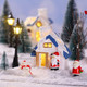 Namalu 34 Pieces Christmas Village Houses Set, Mini Christmas Trees Christmas Accessories Set Santa Snowman Street Lamps for Christmas Village Miniature Town Home Table Top Decoration(Cute Style) Namalu 34 Pieces Christmas Village Houses Set, Mini Christmas Trees Christmas Accessories Set Santa Snowman Street Lamps for Christmas Village Miniature Town Home Table Top Decoration(Cute Style)